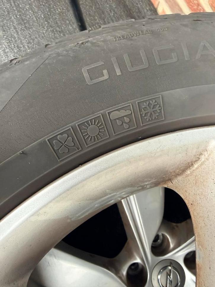 Opel Grandland X Velgen met 4-Seizoenenbanden, Auto-onderdelen, Banden en Velgen, Banden en Velgen, All Season, 18 inch, 225 mm