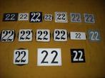 oud emaille huisnummer 22 ook 23 24 25 26 27 28 30 31 32 33, Antiek en Kunst, Ophalen of Verzenden
