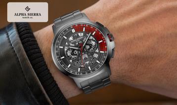 Alpha Sierra Titan herenhorloge 45mm beschikbaar voor biedingen