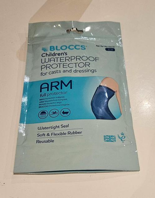 Bloccs arm protector / waterdichte gipshoes / 8-10 jaar, Diversen, Verpleegmiddelen, Gebruikt, Ophalen of Verzenden