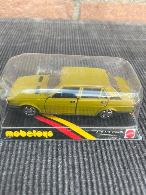 1:43 MEBETOYS MATTEL ALFA ROMEO GIULIETTA ‘VINTAGE’, Hobby en Vrije tijd, Modelauto's | 1:43, Gebruikt, Auto, Overige merken, Ophalen of Verzenden