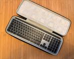 Logitech MX Keys Mac - Space Gray + Hoes, Computers en Software, Toetsenborden, Multimediatoetsen, Ophalen of Verzenden, Zo goed als nieuw