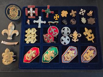 Scouting hoedplaten insignes speldjes  beschikbaar voor biedingen