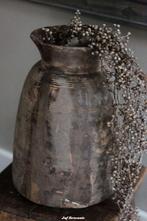 Grote, XL kruik, Nepalese kruiken, Huis en Inrichting, Woonaccessoires | Overige, Ophalen of Verzenden, Www.jufbrocante.nl, Www.jufbrocante.nl