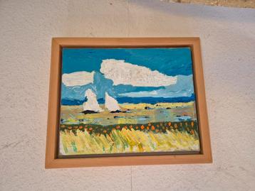 Schilderij: Zeilboten op Zee beschikbaar voor biedingen