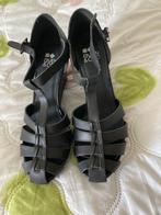 Mooie zwarte sleehak schoenen maat 42, Zwart, Overige typen, Ophalen of Verzenden, Zo goed als nieuw