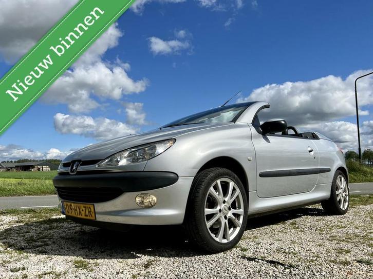 Peugeot 206 CC 1.6-16V XS, BJ 2002, Leer Nette Cabriolet, Auto's, Peugeot, Bedrijf, Te koop, ABS, Airbags, Alarm, Boordcomputer