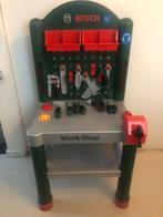 Bosch werkbank met gereedschap voor kinderen, Ophalen, Zo goed als nieuw, Met geluid