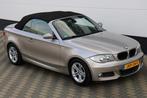 BMW 1-serie Cabrio 128i Automaat 234PK M-pakket Airco Leder!, Achterwielaandrijving, Gebruikt, Beige, 1520 kg