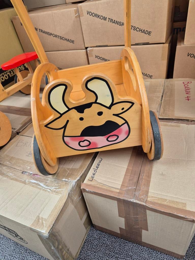 Loopwagen Jan Bibejan, Kinderen en Baby's, Speelgoed | Buiten | Los speelgoed, Zo goed als nieuw, Ophalen of Verzenden