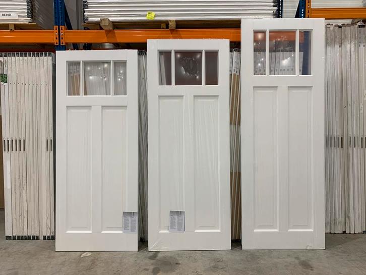 CanDo Cardiff, jaren 30 deur outlet prijs €180.-, Doe-het-zelf en Verbouw, Deuren en Horren, Nieuw, Glas, Hout, Ophalen of Verzenden