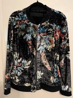 Gebloemd velours vest van Didi  Maat L, Kleding | Dames, Maat 38/40 (M), Zwart, Didi, Ophalen of Verzenden