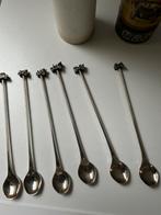 Verzilverde lepels met auto, Antiek en Kunst, Antiek | Bestek, Ophalen of Verzenden