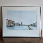 Artprint Ciano Siewert, Herbouwde molen Schiedam, Antiek en Kunst, Ophalen of Verzenden