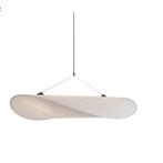 Japandi pringle lamp van zijden diameter 40cm, Huis en Inrichting, Lampen | Hanglampen, Ophalen, Zo goed als nieuw, Minder dan 50 cm