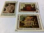 Rusland serie uit 1950 catnr 1442/44, Postzegels en Munten, Postzegels | Europa | Rusland, Verzenden, Gestempeld