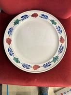 Twee supergrote (32cm) xxl boerenbont platte borden, Huis en Inrichting, Keuken | Servies, Div, Ophalen of Verzenden, Zo goed als nieuw