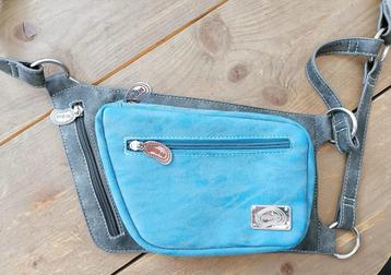 Hi-di-Hi Crossbody tas | Blauw | Grijs