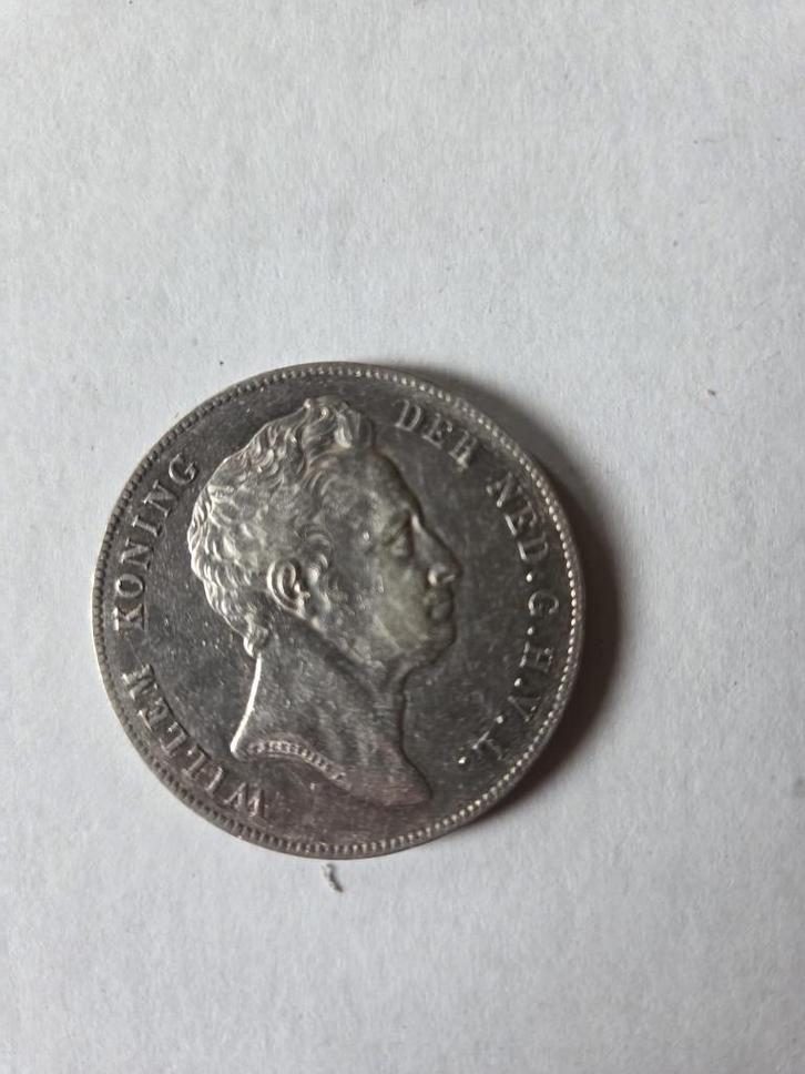 Prachtige zilveren rijksdaalder 1840, Postzegels en Munten, Munten | Nederland, Losse munt, 2½ gulden, Koning Willem I, Zilver