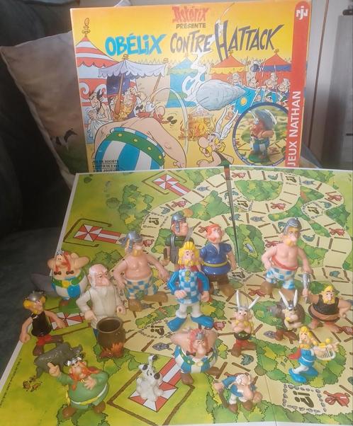 Verzameling  Asterix & Obelix figuren + spel jaren 90, Hobby en Vrije tijd, Gezelschapsspellen | Bordspellen, Zo goed als nieuw
