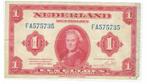 1 Gulden Wilhelmina 1943, Postzegels en Munten, Bankbiljetten | Nederland, Los biljet, 1 gulden, Verzenden