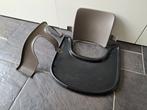 Stokke Tripp Trapp babyset en tafelblad - zwart en grijs, Kinderen en Baby's, Kinderstoelen, Ophalen of Verzenden, Gebruikt, Meegroeistoel