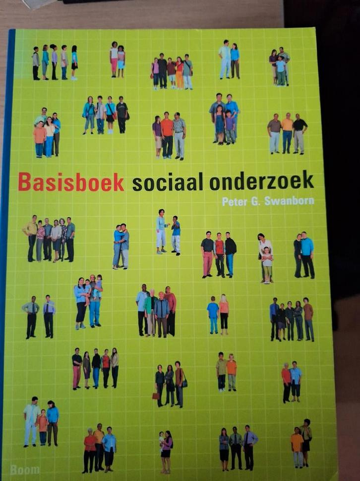Basisboek sociaal onderzoek - Peter G. Swanborn, Boeken, Studieboeken en Cursussen, Gelezen, HBO, Gamma, Ophalen of Verzenden