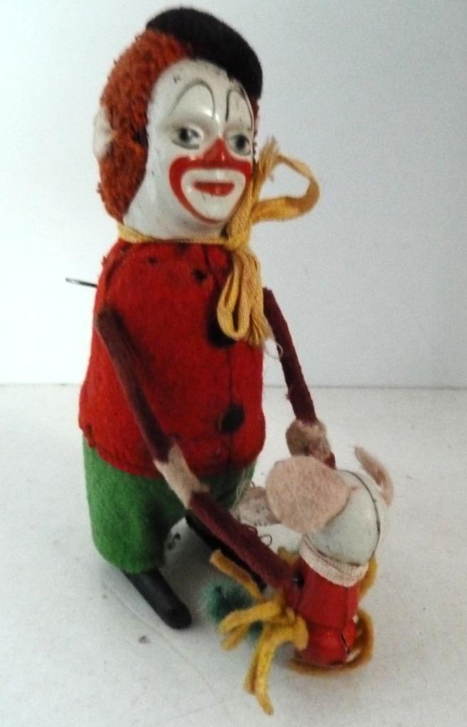 antieke Blikken Schuco Clown dansfiguur made in Germany, Antiek en Kunst, Antiek | Speelgoed, Ophalen of Verzenden
