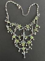 PILGRIM DANISH DESIGN trapeze ketting zwaluw bloem zilverkle, Overige materialen, Verzenden, Zo goed als nieuw, Zilver