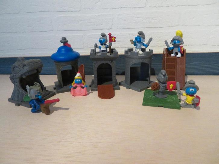 Smurfen set ridders van McDonalds te koop, Verzamelen, Smurfen, Nieuw, Poppetje, Figuurtje of Knuffel, Verschillende Smurfen, Ophalen of Verzenden