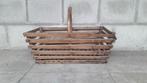Vintage Franse Plukmand / Oude Houten Plukbak / Oogstmand, Verzenden