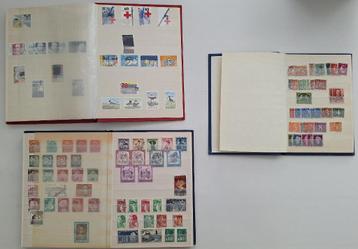 3 postzegel albums Nederland (jaren '20 - '84) + EU + Wereld beschikbaar voor biedingen