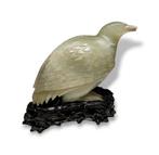 Jade beeld vogel antiek kunst 449g, Verzamelen, Beelden en Beeldjes, Ophalen of Verzenden, Dier, Zo goed als nieuw