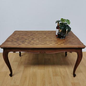 Vintage landelijke eettafel eetkamertafel uitschuifbaar 207 beschikbaar voor biedingen