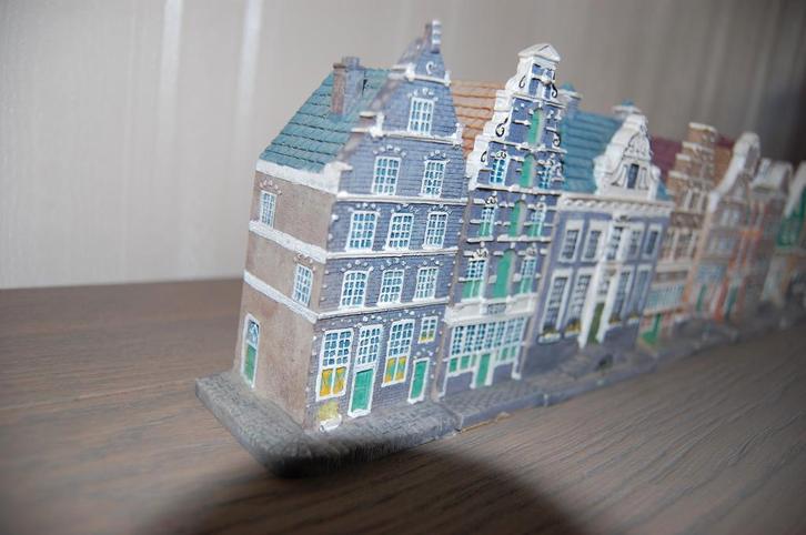 Grachtenhuizen Blokker 10 stuks, Leuk voor kerstdorp, Verzamelen, Complete verzamelingen en Collecties, Ophalen