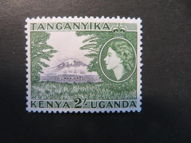 A14225: Kenya Uganda Tanganyika QEII 2/-, Postzegels en Munten, Postzegels | Afrika, Tanzania, Ophalen of Verzenden