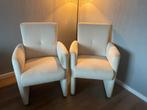 Twee Eetkamerstoelen met Wieltjes - Apart Af Te Nemen, Ophalen, Minder dan 50 cm, Gebruikt, Minder dan 75 cm
