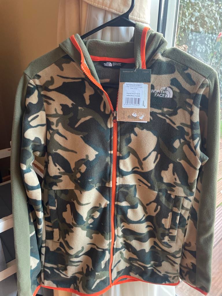The North Face Junior Fleece - Camouflage, Ophalen of Verzenden, Nieuw, Overige maten, Groen