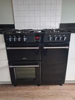 Belling farmhouse 90dft black fornuis gas met 3 ovens, Witgoed en Apparatuur, Fornuizen, Ophalen, 60 cm of meer, Zo goed als nieuw
