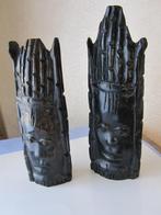 Twee gesculpteerde african tribal art figuren -, Verzenden