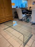 Glazen salontafel, Huis en Inrichting, Tafels | Salontafels, Ophalen, 100 tot 150 cm, 50 tot 100 cm, Minder dan 50 cm