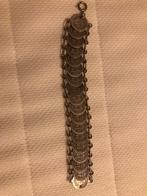armband met munten san marino, Gebruikt, Staal, Ophalen of Verzenden, Met bedels of kralen