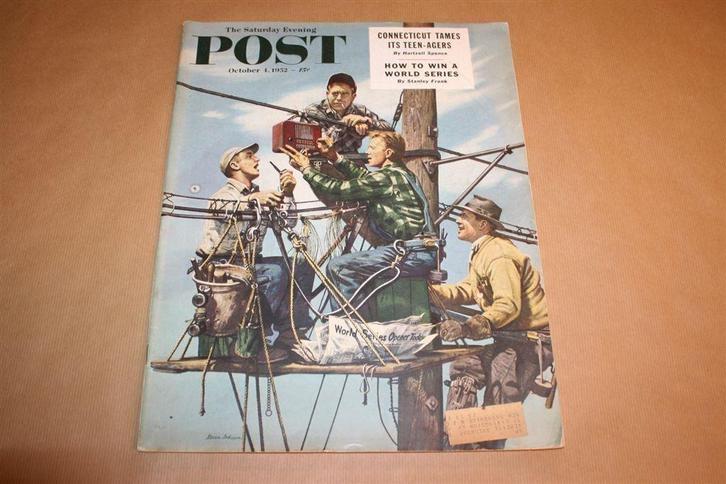 Zeldzaam magazine - The Saturday Evening Post - 1952 !!, Boeken, Tijdschriften en Kranten, Gelezen, Muziek, Film of Tv, Ophalen of Verzenden