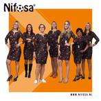 Oranje jurk Oranje voetbal & evenementen van Nifosa - Maat M, Maat 38/40 (M), Nieuw, Oranje, Ophalen of Verzenden