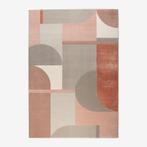 Zuiver Hilton Vloerkleed 160x230 Grijs/Roze, Peseta 34, 150 tot 200 cm, Ophalen of Verzenden, Grijs
