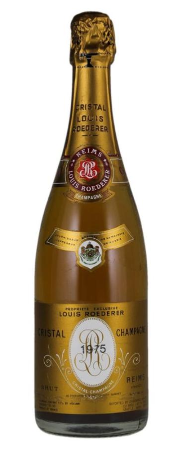 Cristal Champagnefles Louis Roederer 1975  beschikbaar voor biedingen
