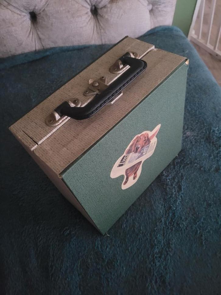 Koffertje vol piratenmuziek Hollandse hits, Cd's en Dvd's, Vinyl | Nederlandstalig, Gebruikt, Levenslied of Smartlap, Overige formaten