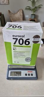 Eurocol voeg 706, Grijsbruin, Doe-het-zelf en Verbouw, Tegels, Ophalen of Verzenden, Zo goed als nieuw, 10 m² of meer