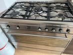 Smeg 5-pits gasfornuis met oven (defect), Ophalen, 60 cm of meer, Grill, Energieklasse A of zuiniger
