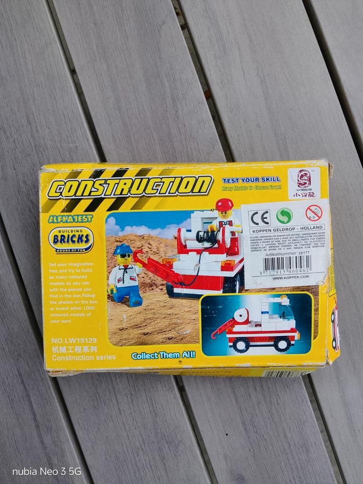 Construction bouwset – 85-delig, Verzamelen, Speelgoed, Zo goed als nieuw, Ophalen of Verzenden